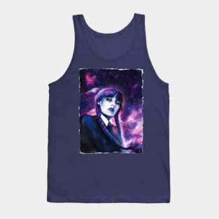 Wednesday Addams - Watercolor Painting Netflix Adaptation Tank Top